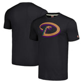 Heather Charcoal Arizona Diamondbacks Homage Hand-Drawn Logo Tri-Blend T-Shirt
