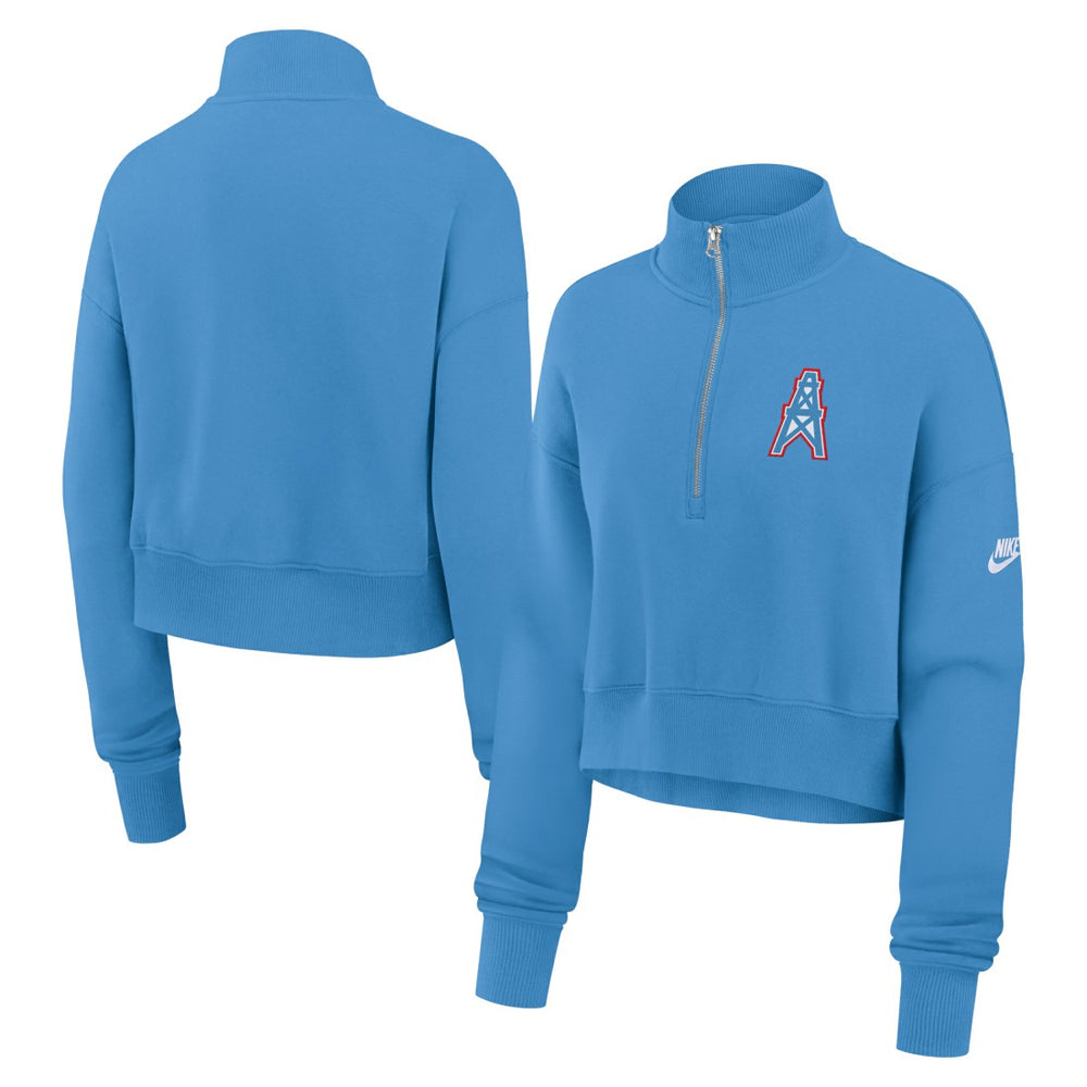 Women's Rewind Phoenix Half-Zip Sweatshirt - Tennessee Titans Sweatshirts