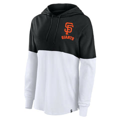 Black/White San Francisco Giants Fanatics Women's Backup Option Pullover Hoodie