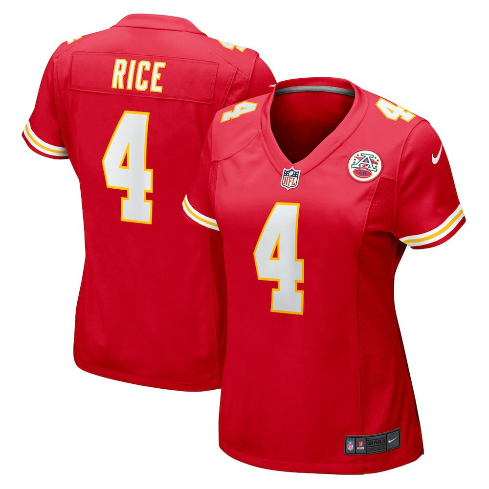 Rashee Rice Women's Game Jersey - Kansas City Chiefs Jerseys