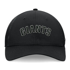 Black San Francisco Giants Fanatics Spacer Mesh Flex Hat