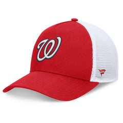 Red Washington Nationals Fanatics Fundamental A-Frame Adjustable Hat