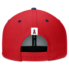 Red/Navy Los Angeles Angels Fanatics Fundamental Bold Snapback Hat