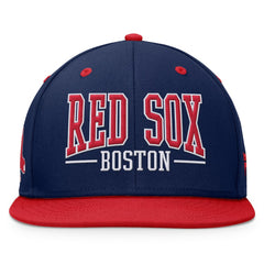Navy/Red Boston Red Sox Fanatics Fundamental Bold Snapback Hat