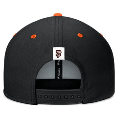 Black/Orange San Francisco Giants Fanatics Fundamental Bold Snapback Hat