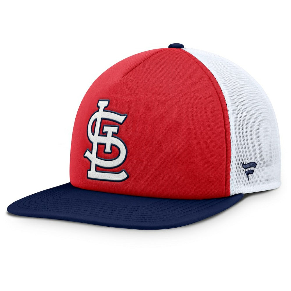 Red/White St. Louis Cardinals Fanatics Fundamental Foam Front Snapback Hat