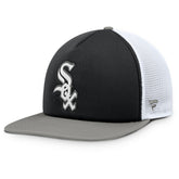 Black/White Chicago White Sox Fanatics Fundamental Foam Front Snapback Hat