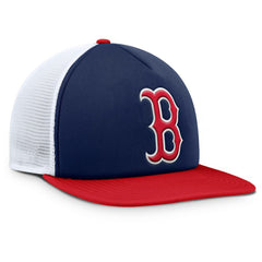 Navy/White Boston Red Sox Fanatics Fundamental Foam Front Snapback Hat