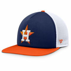 Navy/White Houston Astros Fanatics Fundamental Foam Front Snapback Hat