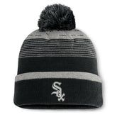 Black Chicago White Sox Fanatics Fundamental Gradient Cuffed Knit Hat with Pom