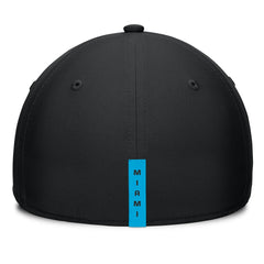Black Miami Marlins Fanatics Fundamental Tag Flex Hat