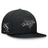 Black Chicago White Sox Fanatics Fundamental Tri-Script Fitted Hat