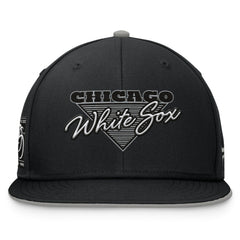 Black Chicago White Sox Fanatics Fundamental Tri-Script Fitted Hat