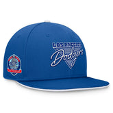 Royal Los Angeles Dodgers Fanatics Fundamental Tri-Script Fitted Hat