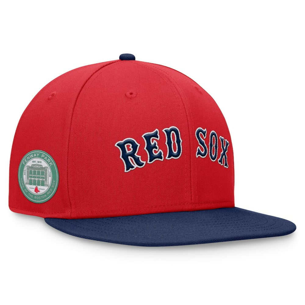 Red Boston Red Sox Fanatics Fundamental Two-Tone Fitted Hat