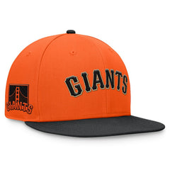 Orange/Black San Francisco Giants Fanatics Fundamental Two-Tone Fitted Hat