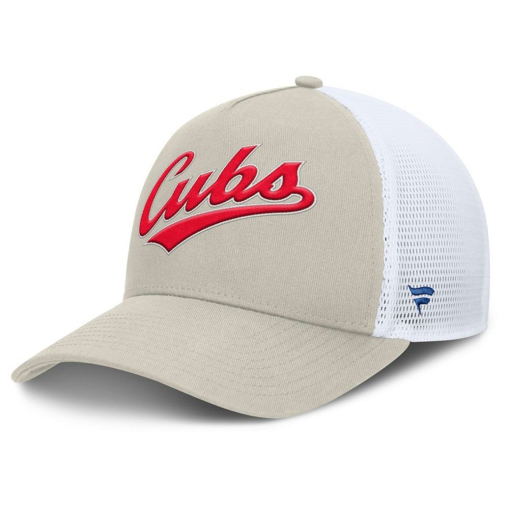 Khaki Chicago Cubs Fanatics Heritage Light Khaki A-Frame Adjustable Hat