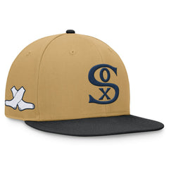 Khaki/Black Chicago White Sox Fanatics Heritage Two-Tone Fitted Hat