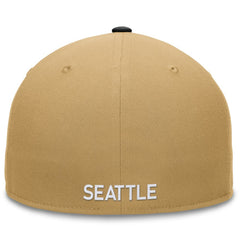 Khaki/Black Seattle Mariners Fanatics Heritage Two-Tone Fitted Hat