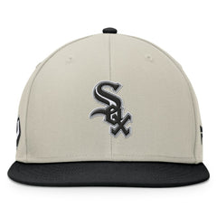 Khaki/Black Chicago White Sox Fanatics Team Two-Tone Snapback Hat