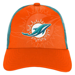 Youth Combine Two-Tone Adjustable Hat - Miami Dolphins Hats