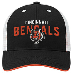 Youth Core Lockup Trucker Adjustable Hat - Cincinnati Bengals Hats