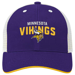 Youth Core Lockup Trucker Adjustable Hat - Minnesota Vikings Hats