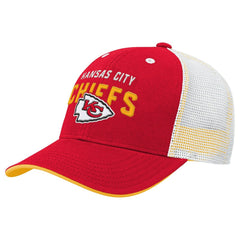 Youth Core Lockup Trucker Adjustable Hat - Kansas City Chiefs Hats