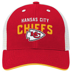 Youth Core Lockup Trucker Adjustable Hat - Kansas City Chiefs Hats
