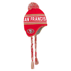 Preschool Jacquard Tassel Knit Hat with Pom - San Francisco 49ers Hats