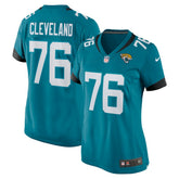 Ezra Cleveland Women's Game Jersey - Jacksonville Jaguars Jerseys