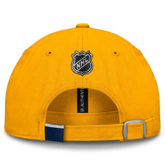 NHL Nashville Predators Fanatics Authentic Pro Prime Adjustable Hat