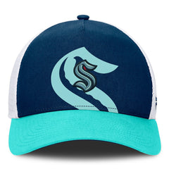 NHL Seattle Kraken Fanatics Authentic Pro A-Frame Rink Adjustable Hat