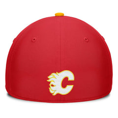 NHL Calgary Flames Fanatics Authentic Pro Rink Team Code Flex Hat