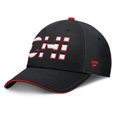 NHL Chicago Blackhawks Fanatics Authentic Pro Rink Team Code Flex Hat