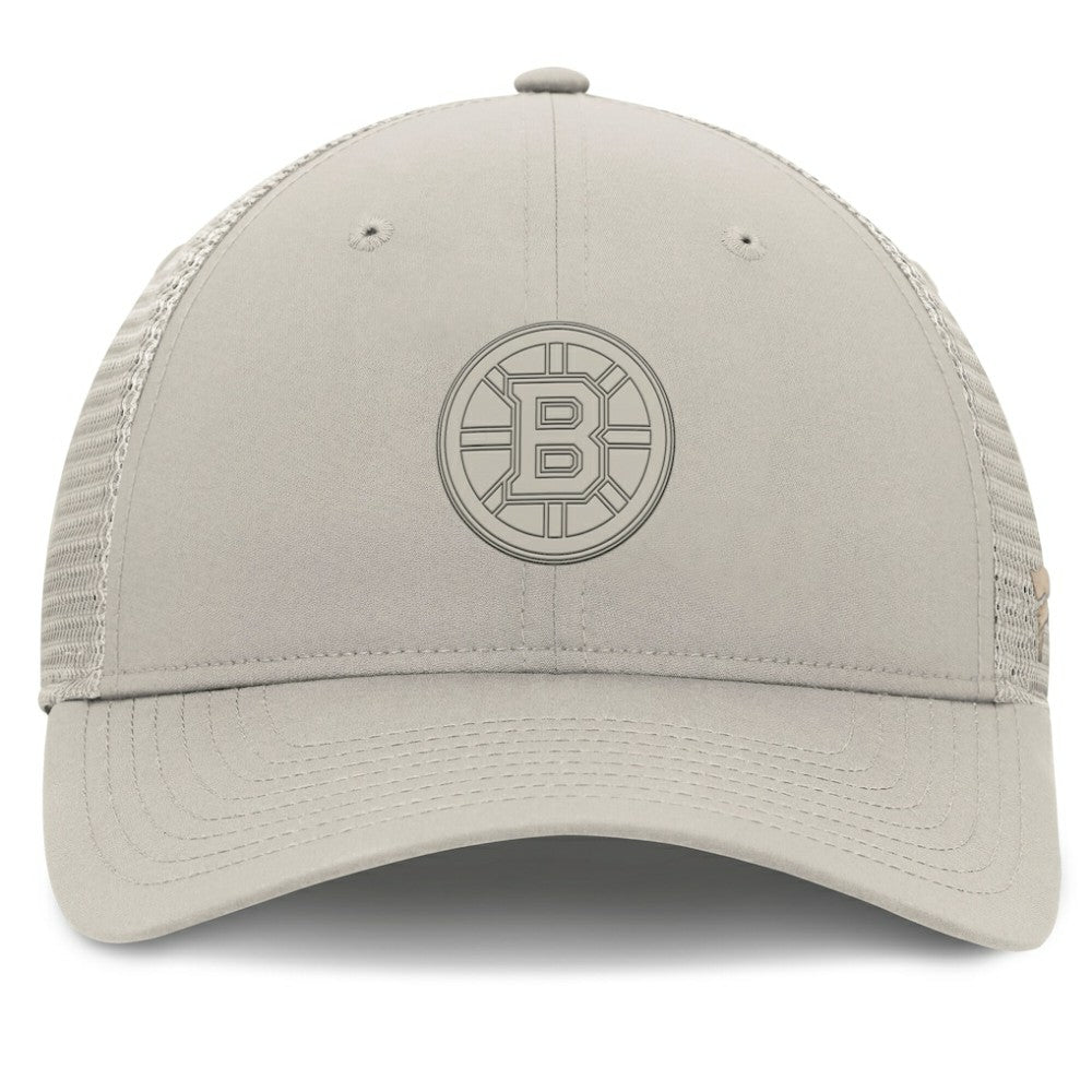 NHL Boston Bruins Fanatics Women's Authentic Pro Road Trucker Adjustable Hat