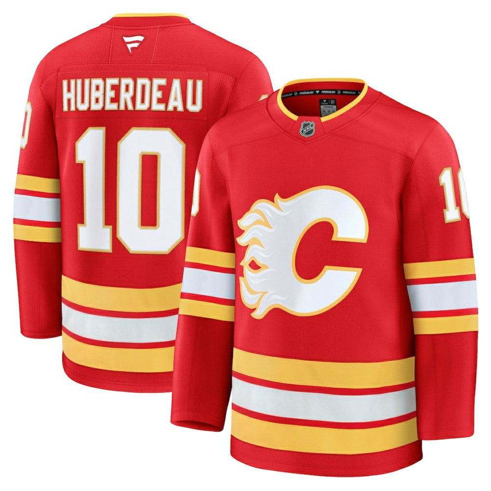 NHL Jonathan Huberdeau Calgary Flames Fanatics Home Premium Jersey