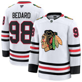 NHL Connor Bedard Chicago Blackhawks Fanatics Away Premium Jersey