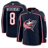 NHL Zach Werenski Columbus Blue Jackets Fanatics Home Premium Jersey