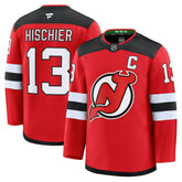 NHL Nico Hischier New Jersey Devils Fanatics Home Premium Jersey