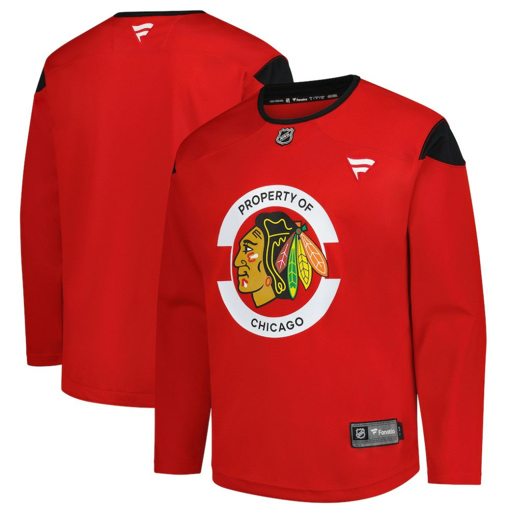 NHL Chicago Blackhawks Fanatics Practice Jersey