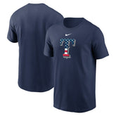 Navy Texas Rangers Nike Americana T-Shirt