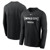 Black Seattle Mariners Nike Local Nickname Long Sleeve T-Shirt