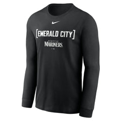 Black Seattle Mariners Nike Local Nickname Long Sleeve T-Shirt