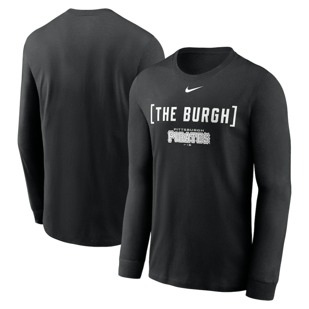 Black Pittsburgh Pirates Nike Local Nickname Long Sleeve T-Shirt