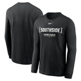 Black Chicago White Sox Nike Local Nickname Long Sleeve T-Shirt