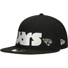 Checkered Undervisor 59FIFTY Fitted Hat - Jacksonville Jaguars Hats