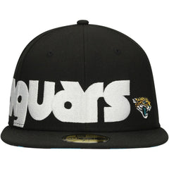 Checkered Undervisor 59FIFTY Fitted Hat - Jacksonville Jaguars Hats