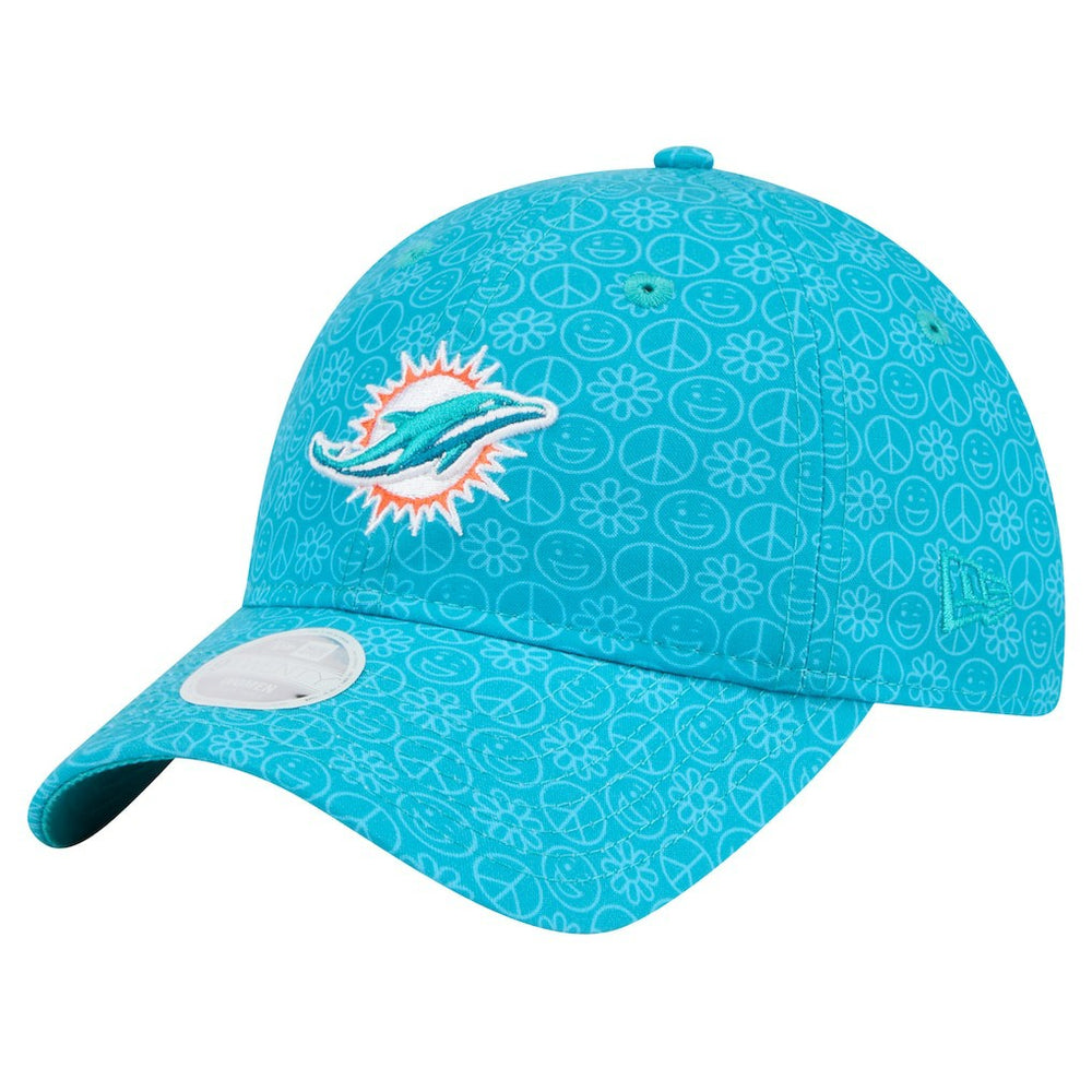 Women's Smiley 9TWENTY Adjustable Hat - Miami Dolphins Hats