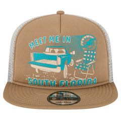 Meet Me 9FIFTY Snapback Hat - Miami Dolphins Hats